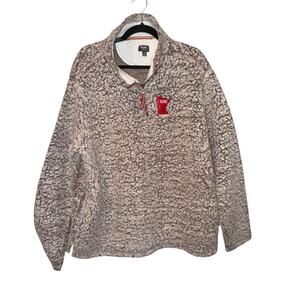 Minnesota Home State Fleece Sherpa Pullover Womens XXL